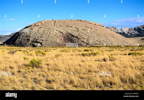 Independence Rock State Historic Site Stock Photo - Alamy