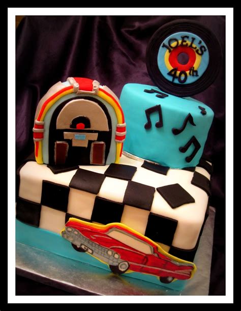 50s Theme Cake