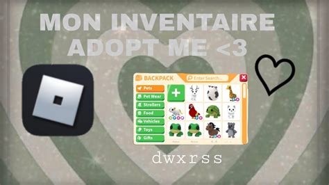 Je Vous Montre Mon Inventaire Adopt Me Youtube