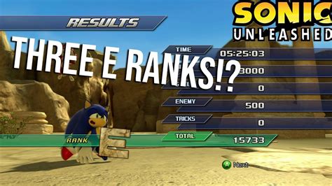 Three E Ranks In A Row Sonic Unleashed Episode 8 Youtube