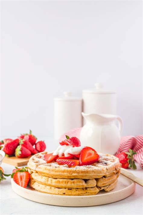 Homemade Strawberry Waffles Recipe Frugal Mom Eh