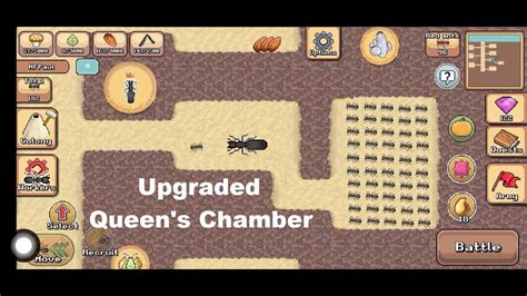 Pocket Ants Upgrading Queen Ant S Chamber GamingForLiving YouTube