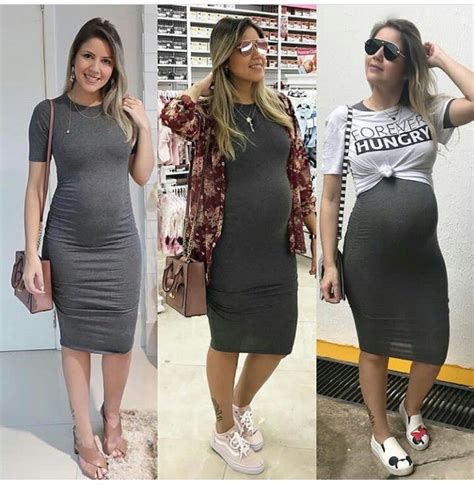 Look Inspira O Gravidinha Looks Gestantes Looks Vestidos Moda Gestante