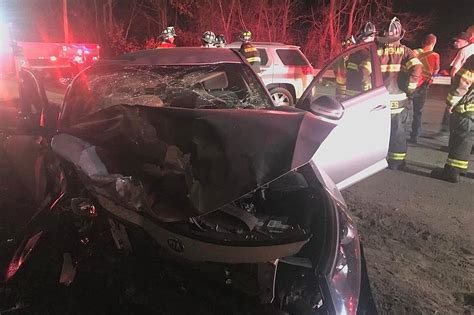 Three Injured in Wareham Crash