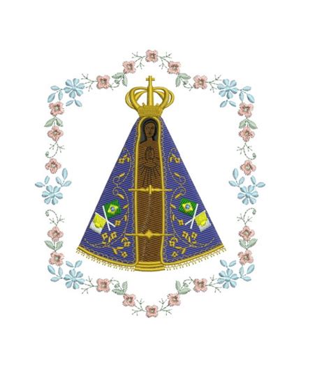 Matriz De Bordado Nossa Senhora Aparecida 04 Elo7