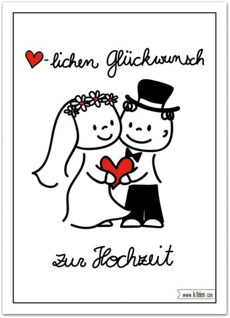 Katelein Herzlichen Gl Ckwunsch Zur Hochzeit Karte Brautpaar