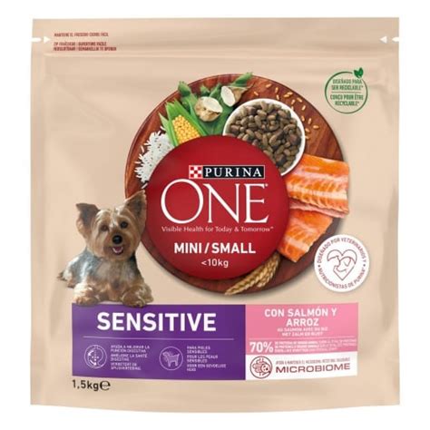 Pienso de salmón y arroz para perro mini Purina One Delicate 1 5 kg