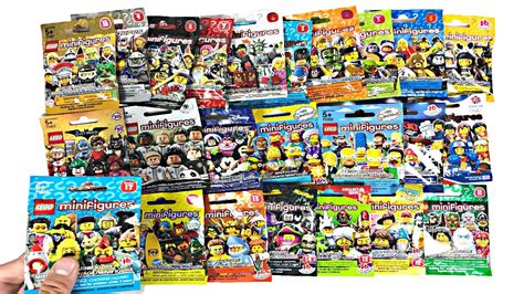 Lego Minifigures Opening All 24 Lego Minifigures Series Youtube