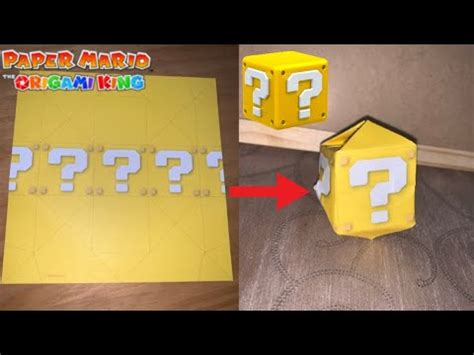 Paper Mario The Origami King How To Make The Block How To Use The