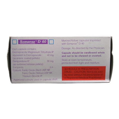 SOMPRAZ D 40 Capsule 15 EACH Of 1 Udaan B2B Buying For Retailers