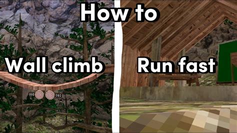 How To Run Fast On Ground And Wall Climb Tutorial Youtube