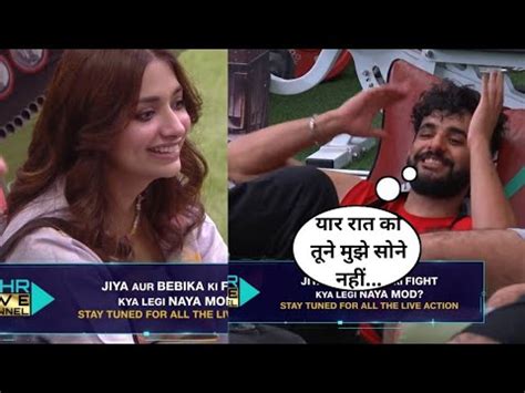 Bigg Boss Ott Season 2 Live Fukra Insaan Ne Btayi Jiya Ki Raat Ki