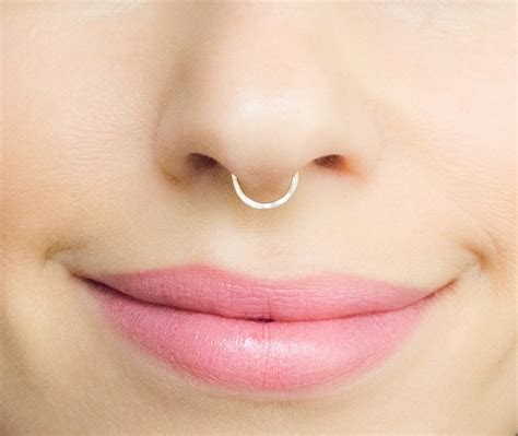 Fake Septum Ring Piercing Clip On Septum Septum Nose Cuff No Pierce