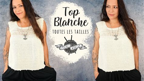 Crochet Blouse Ou Top Down Facile Et Rapide Special Debutant Youtube