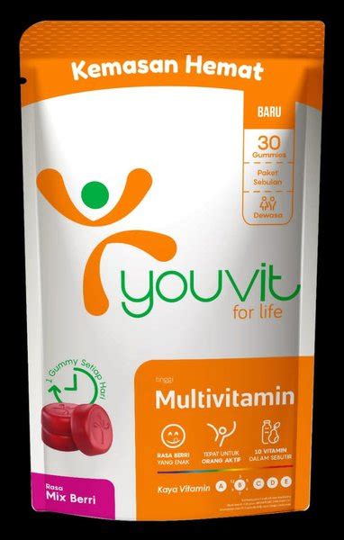 Jual Youvit Multivitamin Gummy Dewasa Isi Adult Di Lapak Manroe