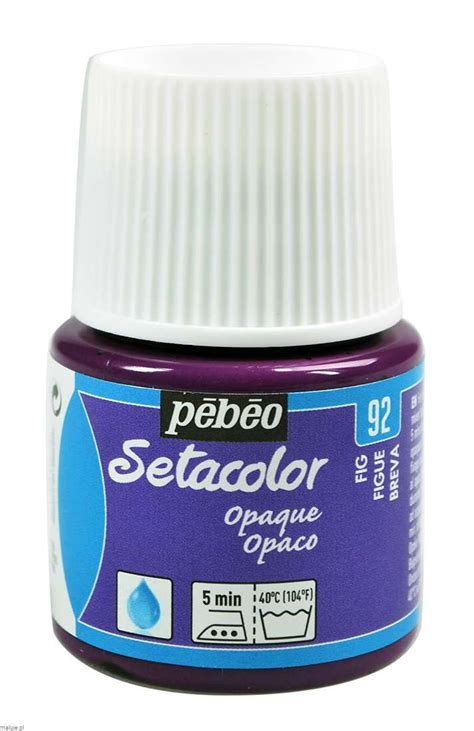 Pebeo Setacolor 45ml Fig Farba Do Tkanin Maluje Pl