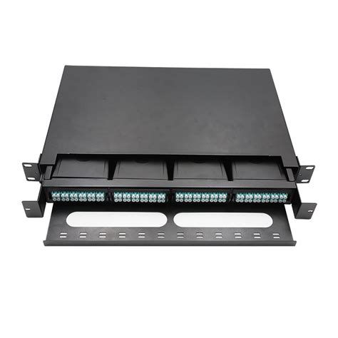 1U 96 Fibers High Density MPO MTP LC Modular Rack Mount Enclosure