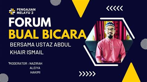 TUGASAN 2 PENGANJURAN PROGRAM BUAL BICARA YouTube