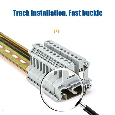 Colors Din Rail Uk B Terminal Block Clamp Connector V A Uk