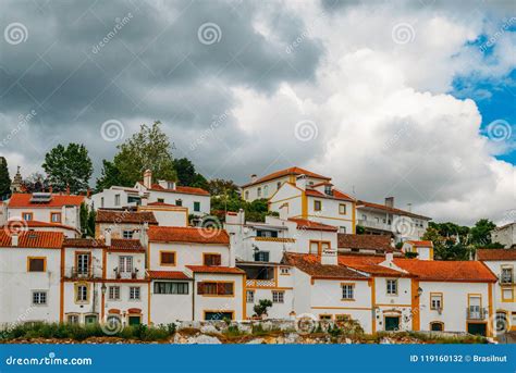 Casas Tradicionais Em Constancia Portugal Foto De Stock Imagem De