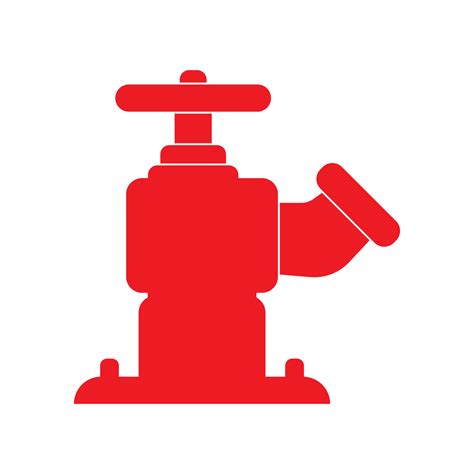 Fire Hydrant Symbol Icon Logo Vector Illustration Design Template