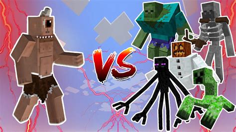 Cyclops Ice And Fire Vs Mutant Monsters Mob Battles In Minecraft