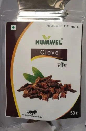 Brown Whole Laung Cloves Packaging Size 50 G 100 G And 200 G At Rs 70