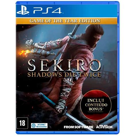 Sekiro Shadows Die Twice Goty Edition Ps4 (Novo) (Jogo Mídia Física ...