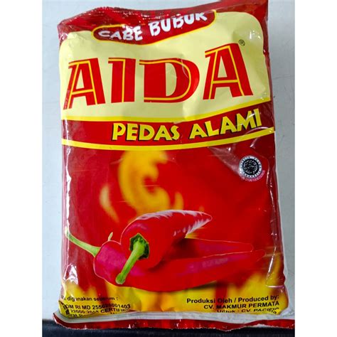 Jual Cabe Bubuk Aida 250 Gram Shopee Indonesia