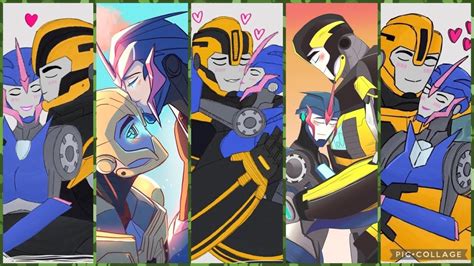 Sparkmates 💕 Bumblebee X Arcee 💛💙 Transformers Artwork Bumble Bee