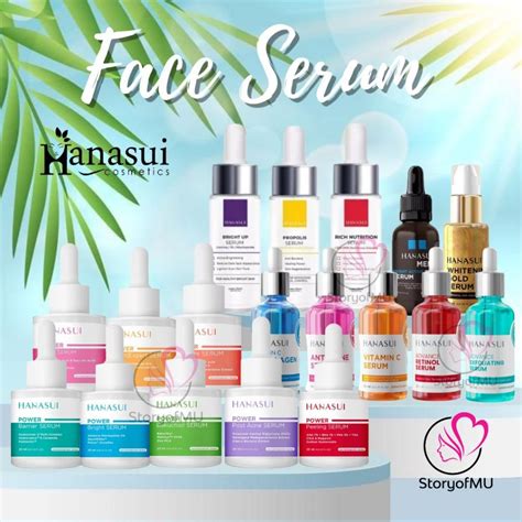 Jual Hanasui Face Serum Whitening Gold Vitamin C Collagen Anti