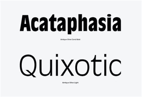 Antique Olive - FREE Fonts Download