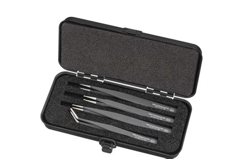 Smd Pinzette Set Professional Esd Gemischt Tlg Inkl Box