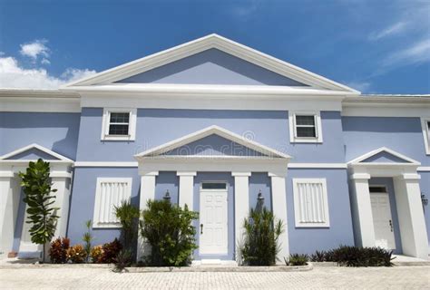 Grand Cayman Residential Building Facade Stock Photo Image Of Sunny