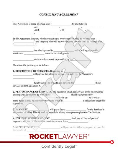 Consulting Agreements Template