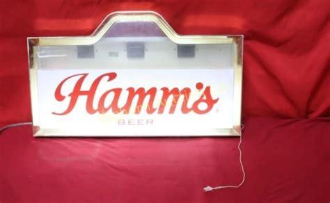 Hamms Beer Lighted Sign | Live and Online Auctions on HiBid.com