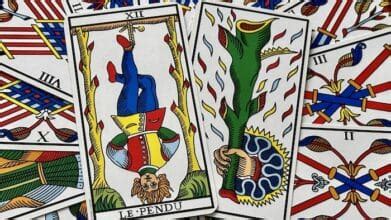 B Tons Du Tarot De Marseille Pendu La Signification En Tarologie