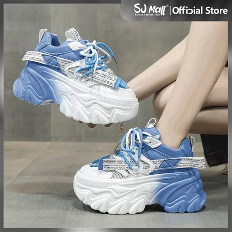 Korean High Cut Fashione Chunky Rubber Shoe Shopee Philippines