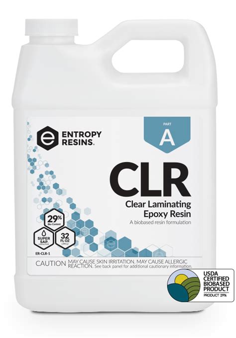 Clear Laminating Epoxy Entropy Resins