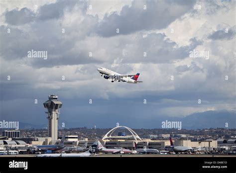 Los Angeles California Usa March Delta Airlines Airbus