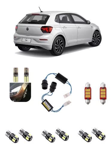 Kit Led Premium Vw Novo Polo Virtus Branco Puro Ate Parcelamento