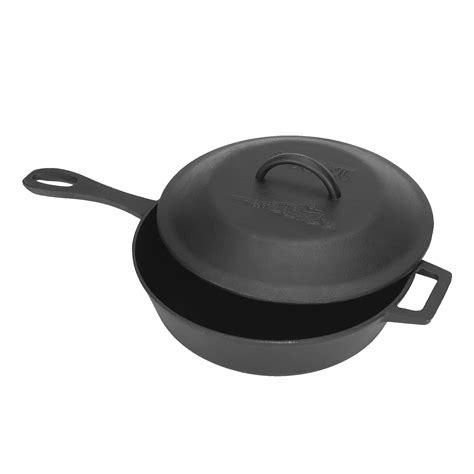 3 Qt Covered Skillet Cast Iron Skillet Bayou Classic®