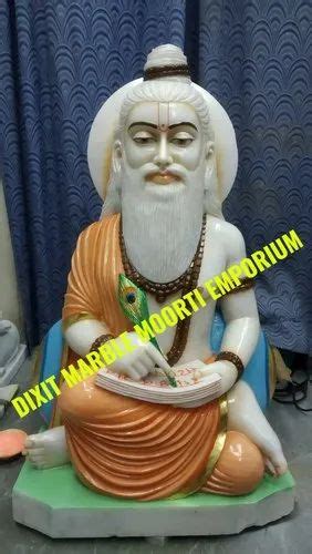 White marble maharishi valmiki statue, For Temple, Indoor at Rs 55000 ...