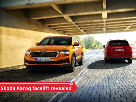 Skoda Karoq Facelift Breaks Cover Gets New Sportline Variant