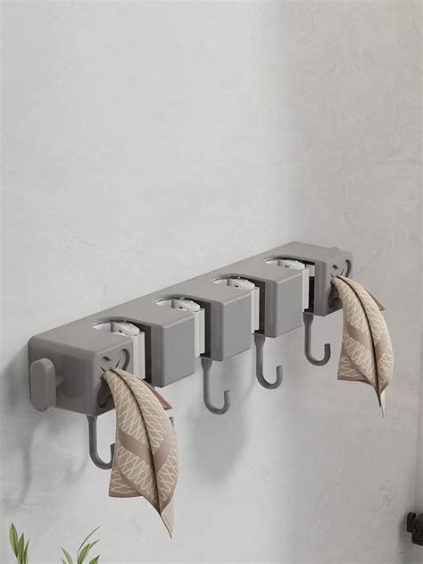 1 Soporte De Pared Para Escoba Y Fregona Soporte De Pared Para