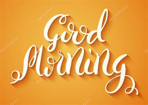 Good Morning Stock Vector By Sunnysmilestock 79968770