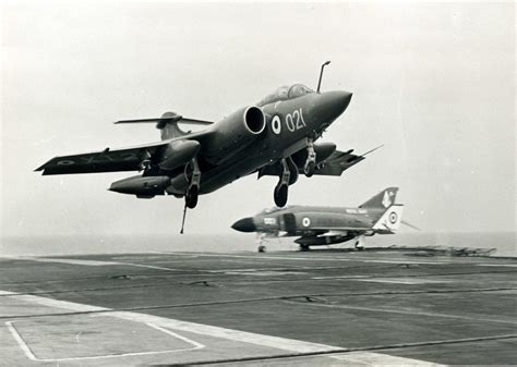 Hms Ark Royal R Buccaneer S Landing Ships Photo David