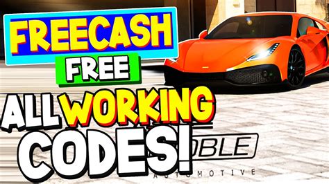 NEW ALL WORKING CASH UPDATE CODES FOR DRIVING EMPIRE ROBLOX DRIVING