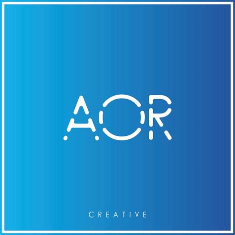 Aor Dise O De Logotipo De Vector Creativo Ltimo Dise O De Logotipo