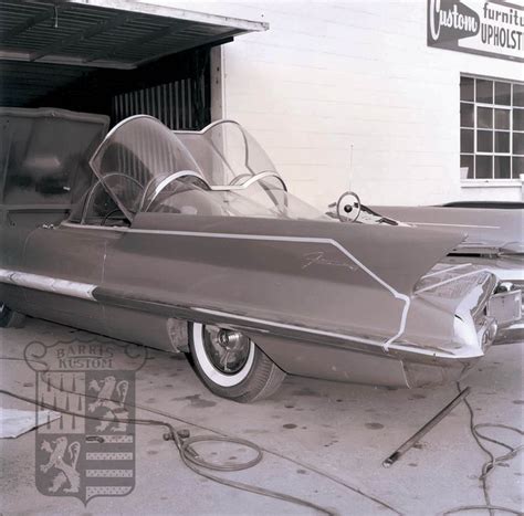 1955 Lincoln Futura At George Barris Customs Prior To Being Transformed